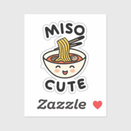 Miso Niedlich Soup Lover Aufkleber