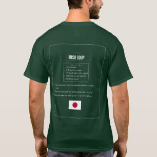 Miso-Suppen-Rezept-T-Shirt   Japanisches Standard- T-Shirt