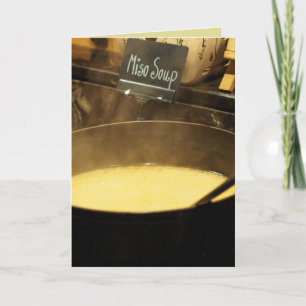 MISOSUPPE WUNSCHKARTE ZUR GENESUNG KARTE