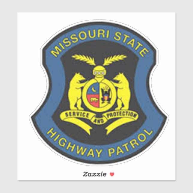 MISOURI STAAT HIGHWAY PATROL AUFKLEBER (Blatt)