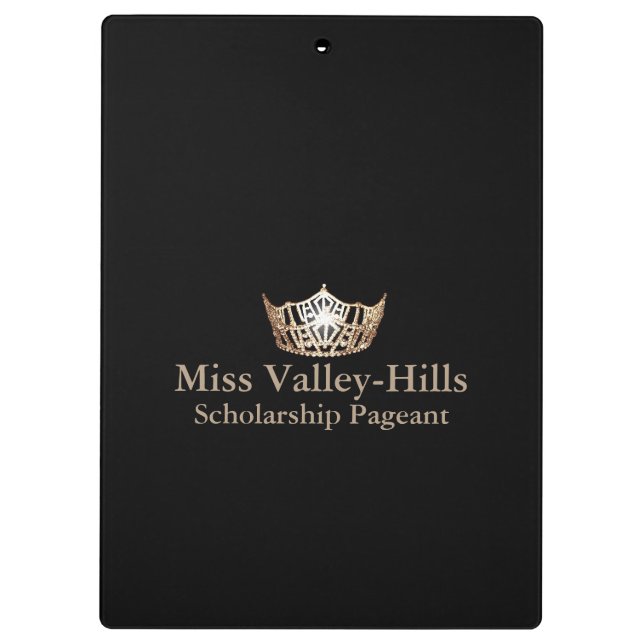 Miss America Art Crop Clipboard mit Reverse Klemmbrett (Rückseite)