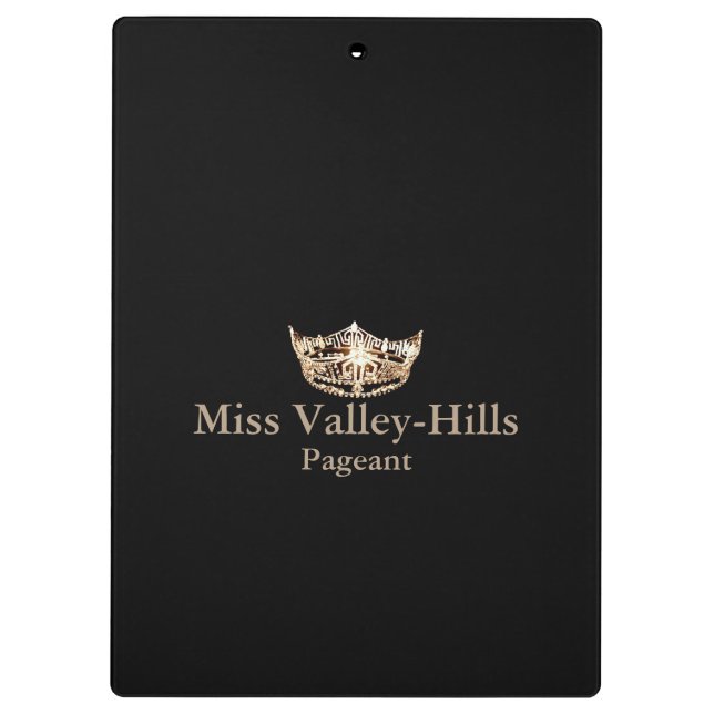 Miss America Art Crop Clipboard mit Reverse Klemmbrett (Rückseite)
