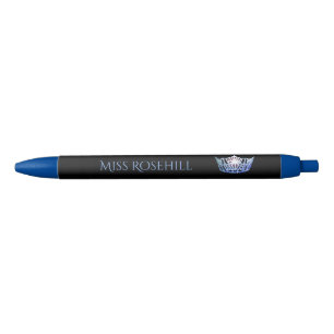 Miss America Blue Crown Custom Tinte Pen Kugelschreiber