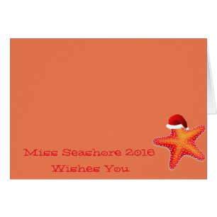 Miss America Christmas Card Starfish Individuelle