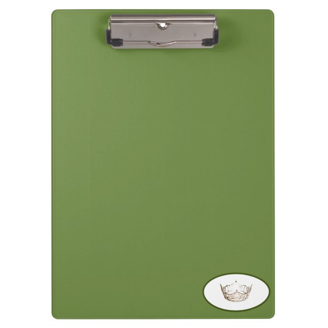 Miss America Crown Clipboard Klemmbrett (Vorderseite)