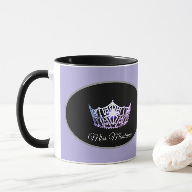 Miss America Crown Mug (Avec donut)