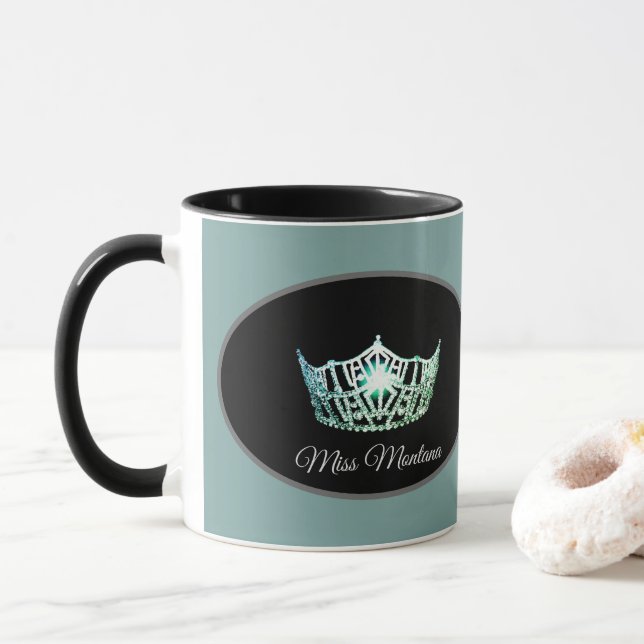 Miss America Crown Mug (Avec donut)