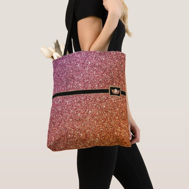 Miss America Crown Pageant Imitate Glitzer Tote Ta Tasche (Von Nahem)