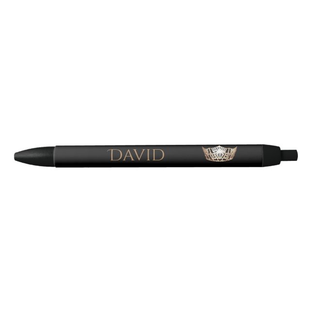 Miss America Gold Crown Custom Tinte Pen Kugelschreiber (Vorderseite)