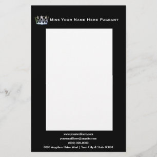 Miss America im Stil Custom Letterhead Briefpapier