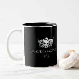Miss America Individuelle Name Silver Crown Tasse
