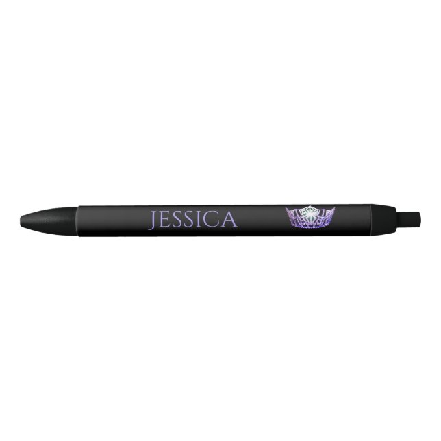 Miss America Lila Crown Custom Tinte Pen Kugelschreiber (Vorderseite)