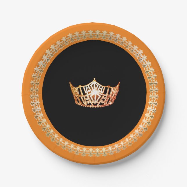Miss America Orange 7" Paper Teller (Vorderseite)