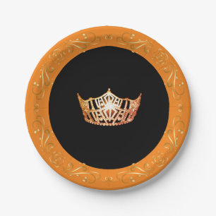 Miss America Orange Crown 7" Teller
