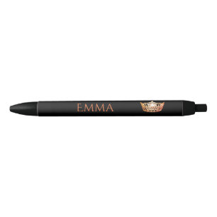Miss America Orange Crown Custom Ink Pen Kugelschreiber