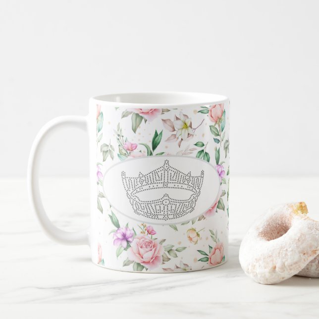 Miss America Pageant Crown Mug (Avec donut)