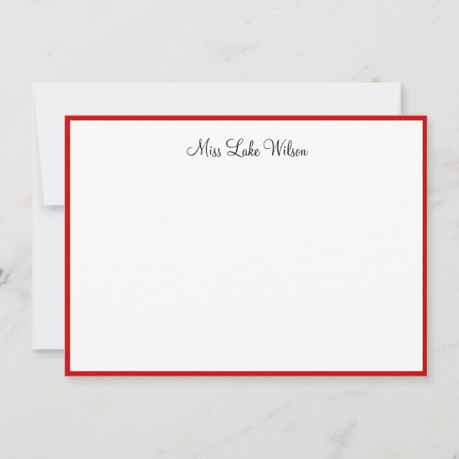 Miss America Pageant Custom Note Card Mitteilungskarte (Vorderseite)