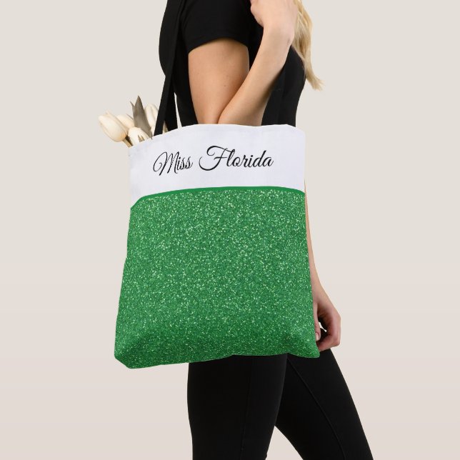 Miss America Pageant Imitate Glitzer Tote Bag Tasche (Von Nahem)