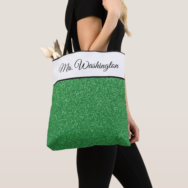 Miss America Pageant Imitate Glitzer Tote Bag Tasche (Von Nahem)
