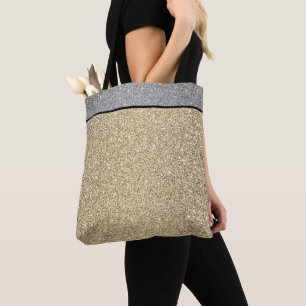 Miss America Pageant Imitate Glitzer Tote Bag Tasche