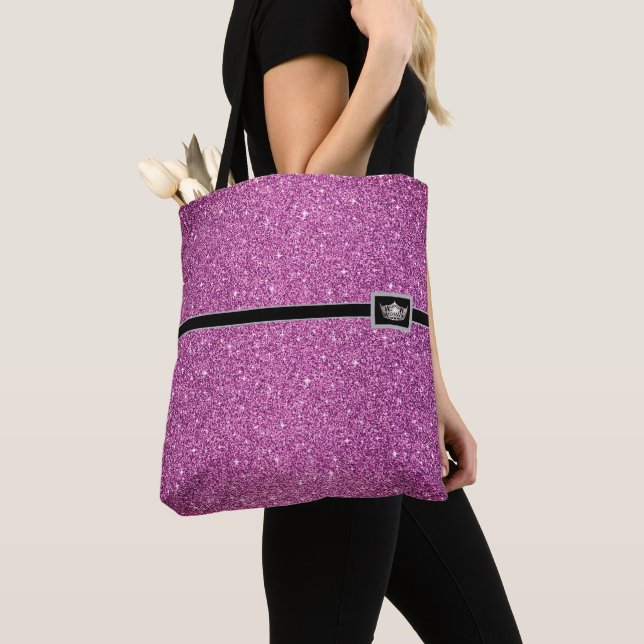 Miss America Pageant Imitate Glitzer Tote Bag Tasche (Von Nahem)