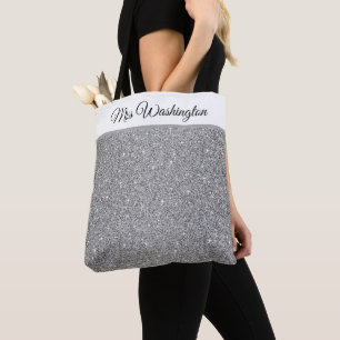 Miss America Pageant Imitate Glitzer Tote Bag Tasche