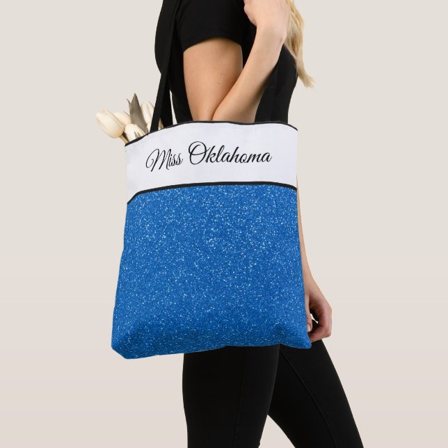 Miss America Pageant Imitate Glitzer Tote Bag Tasche (Von Nahem)