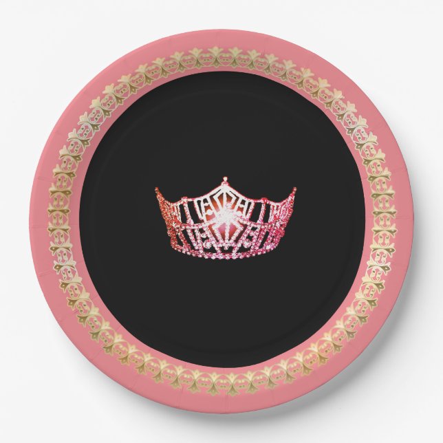 Miss America Pink Coral 9" Teller (Vorderseite)