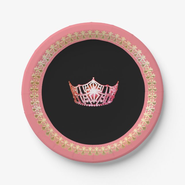 Miss America Pink Coral Crown 7" Teller (Vorderseite)