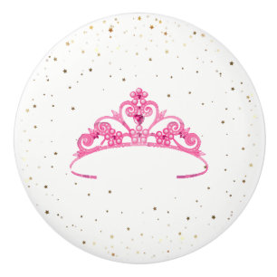 Miss America Princess Crown Keramik Cabinet Knob Keramikknauf