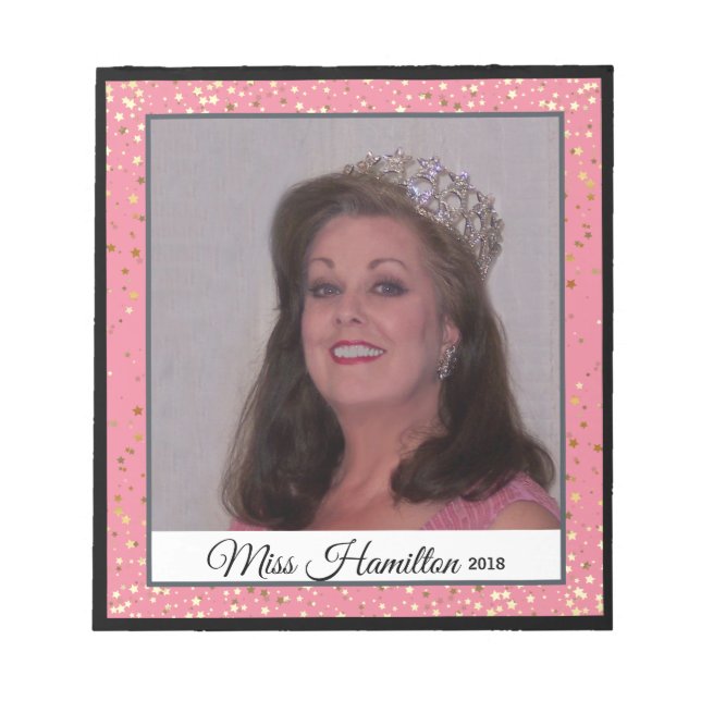 Miss America Rodeo Autograph Pad-Stardust Notizblock (Vorderseite)