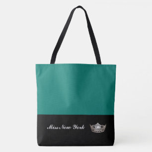 Miss America Sac fourre-tout Argent Couronne Baham