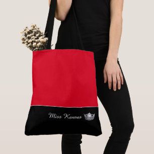Miss America Sac fourre-tout de la Couronne d'arge