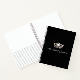 Miss America Silver Crown Custom Journal-Notebook Notizbuch