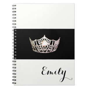 Miss America Silver Crown Notebook - Individuelle  Notizblock