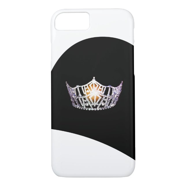 Miss America Silver Crown Phone Cases (Rückseite)