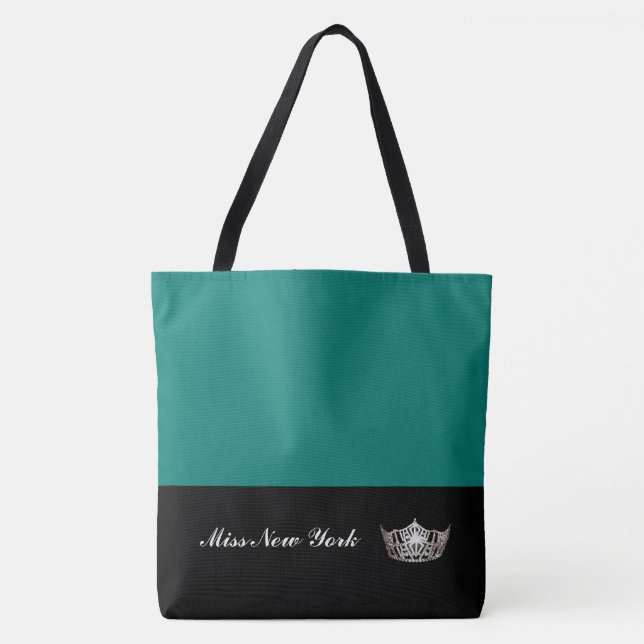 Miss America Silver Crown Tote Bag Large Bahama Tasche (Vorderseite)
