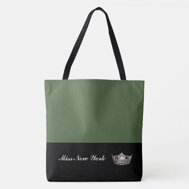 Miss America Silver Crown Tote Bag Large Cactus Tasche (Vorderseite)