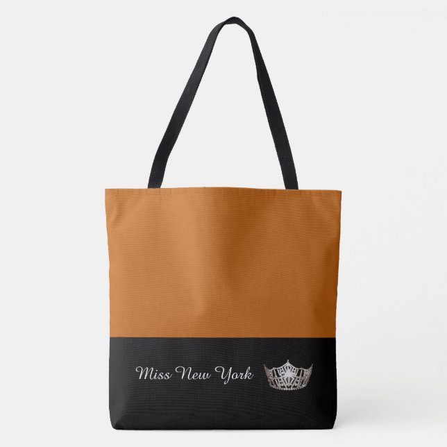 Miss America Silver Crown Tote Bag Large Pumpkin Tasche (Vorderseite)