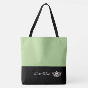 Miss America Silver Crown Tote Bag LRGE Honeydew Tasche