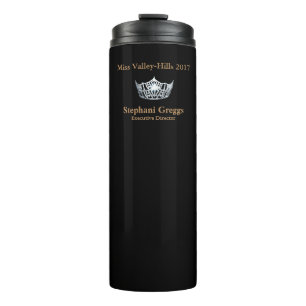 Miss America Stil Crown Thermal Tumbler Thermosbecher