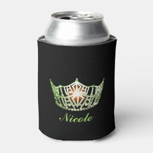 Miss America Stil Green Crown Custom kann Cooler Dosenkühler