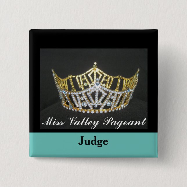 Miss America Style beurteilt das benutzerdefiniert Button (Vorderseite)