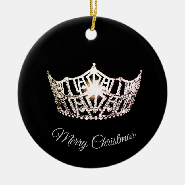 Miss America Style Couronne Ornement (Devant)