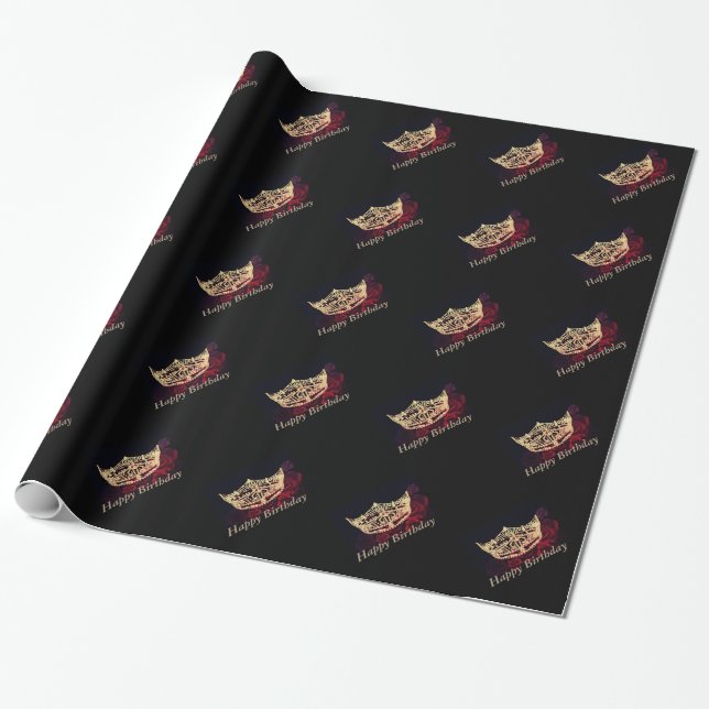 Miss America style Crosbrechpapier Geschenkpapier (Ungerollt)