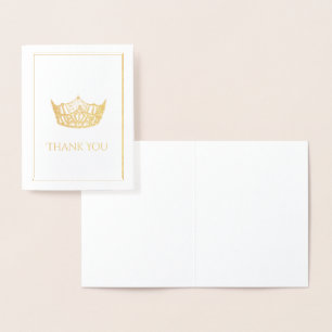 Miss America Style Crown Folienkarte