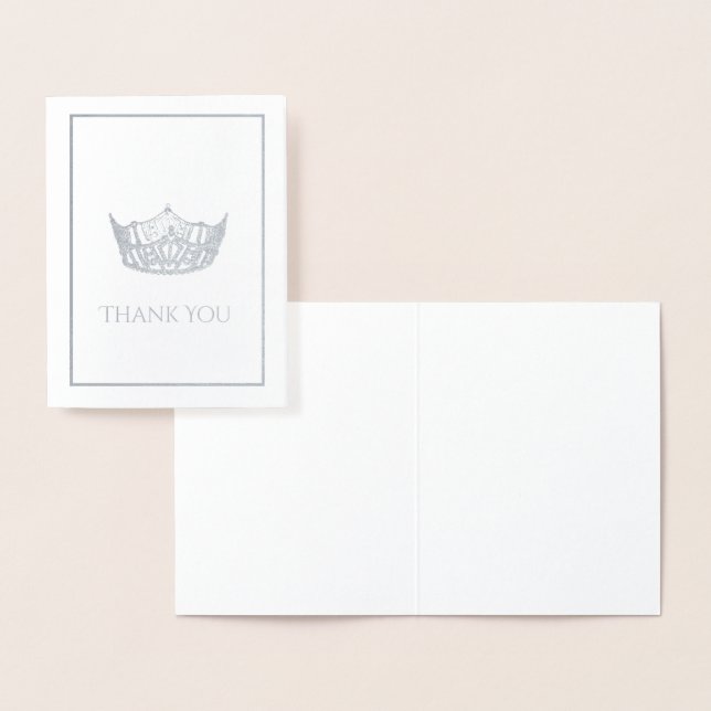 Miss America Style Crown Folienkarte (Anzeige)