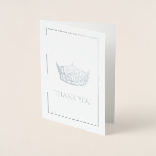 Miss America Style Crown Folienkarte