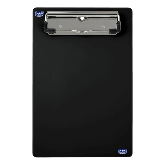 Miss America Style Crown Mini Clipboard Mini Klemmbrett (Vorderseite)