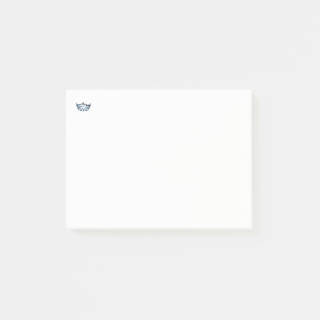 Miss America style Crown Post-it-Notes Post-it Klebezettel (Vorderseite)
